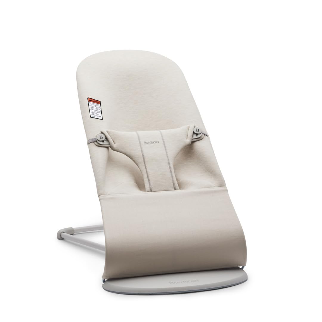 BabyBjörn Bouncer Bliss, Light Beige, 3D Jersey