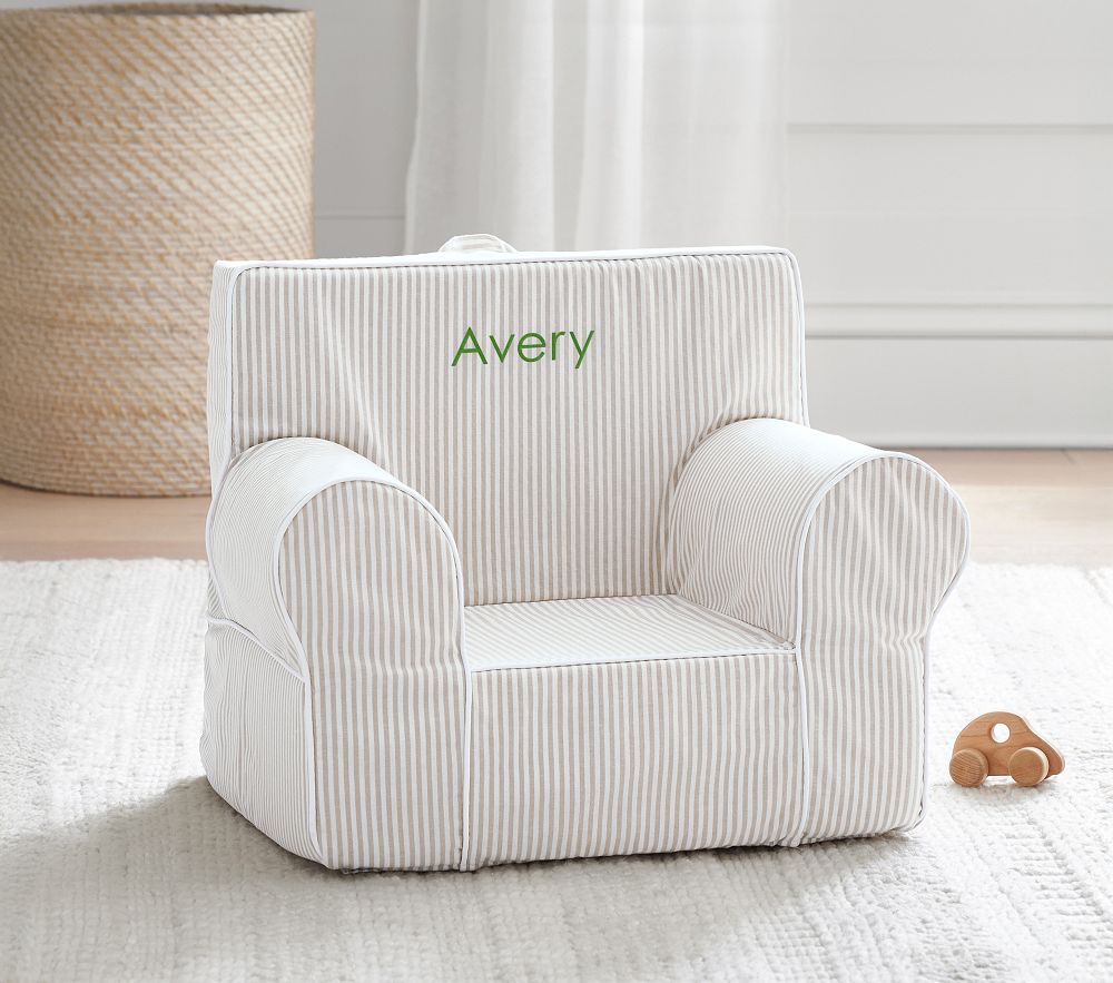 Anywhere Chair®, Oatmeal Oxford Stripe