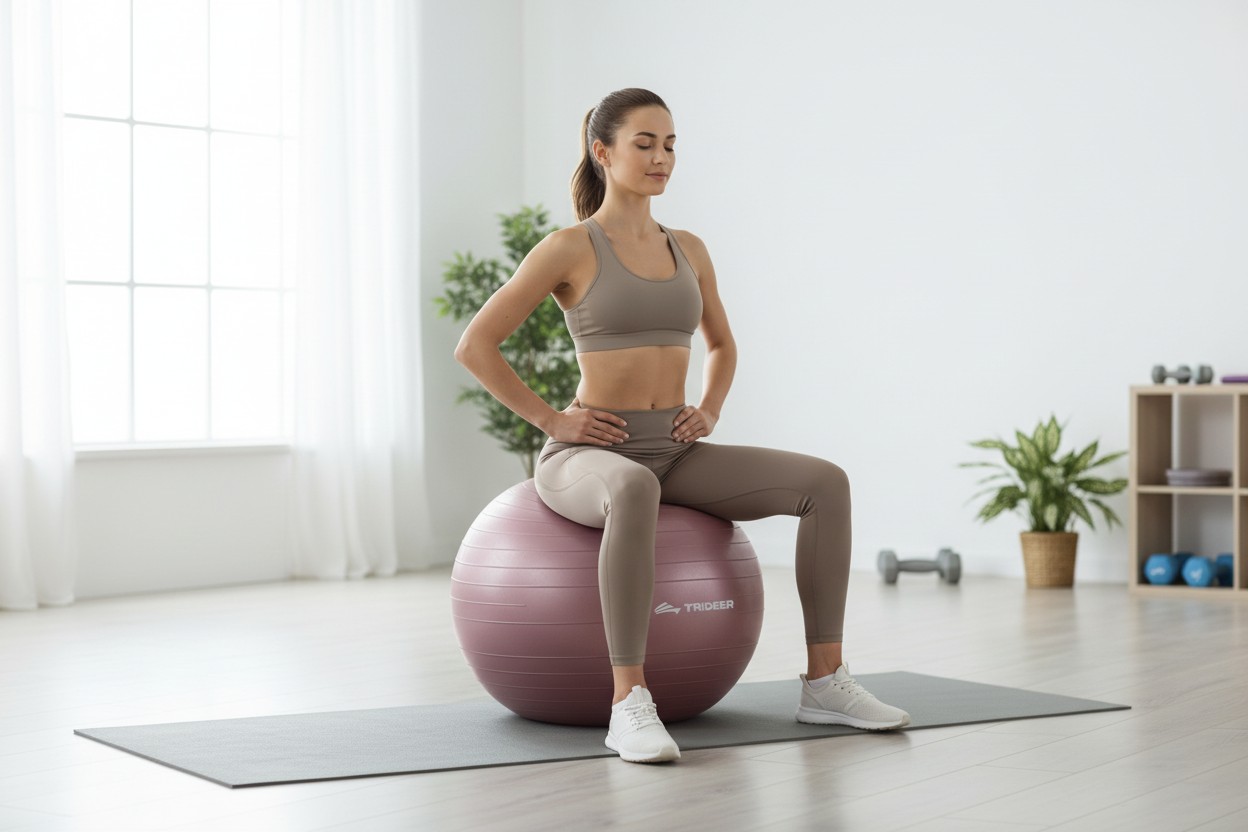 Exercise Balls & Yoga Balls - Anti-Burst, Extra Thick