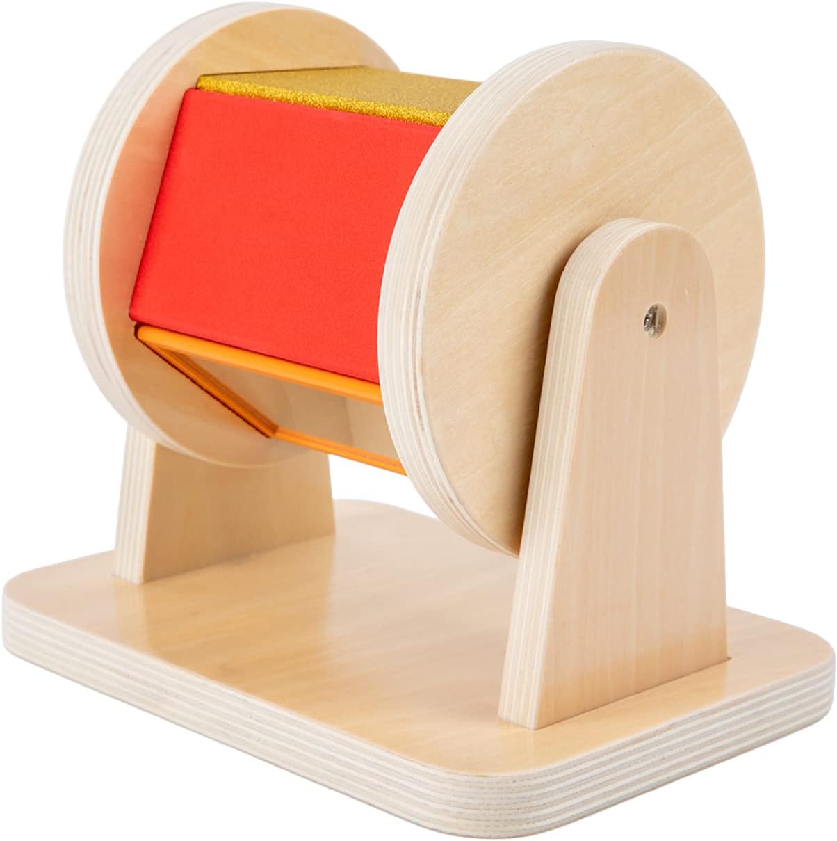 Adena Montessori Rainbow Spinning Drum 6-12mo