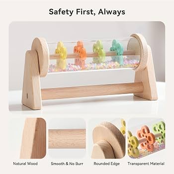 IEATFO Rain Stick Toy with Stand - Sensory