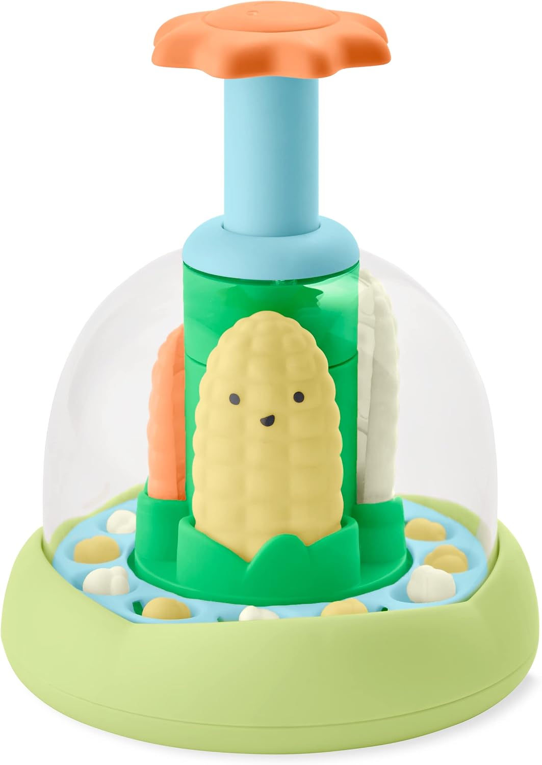 Skip Hop Press & Spin Farmstand Corn Toy