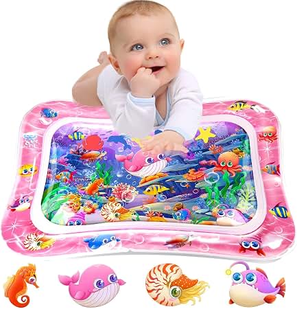 Yeeeasy Inflatable Tummy Time Water Mat