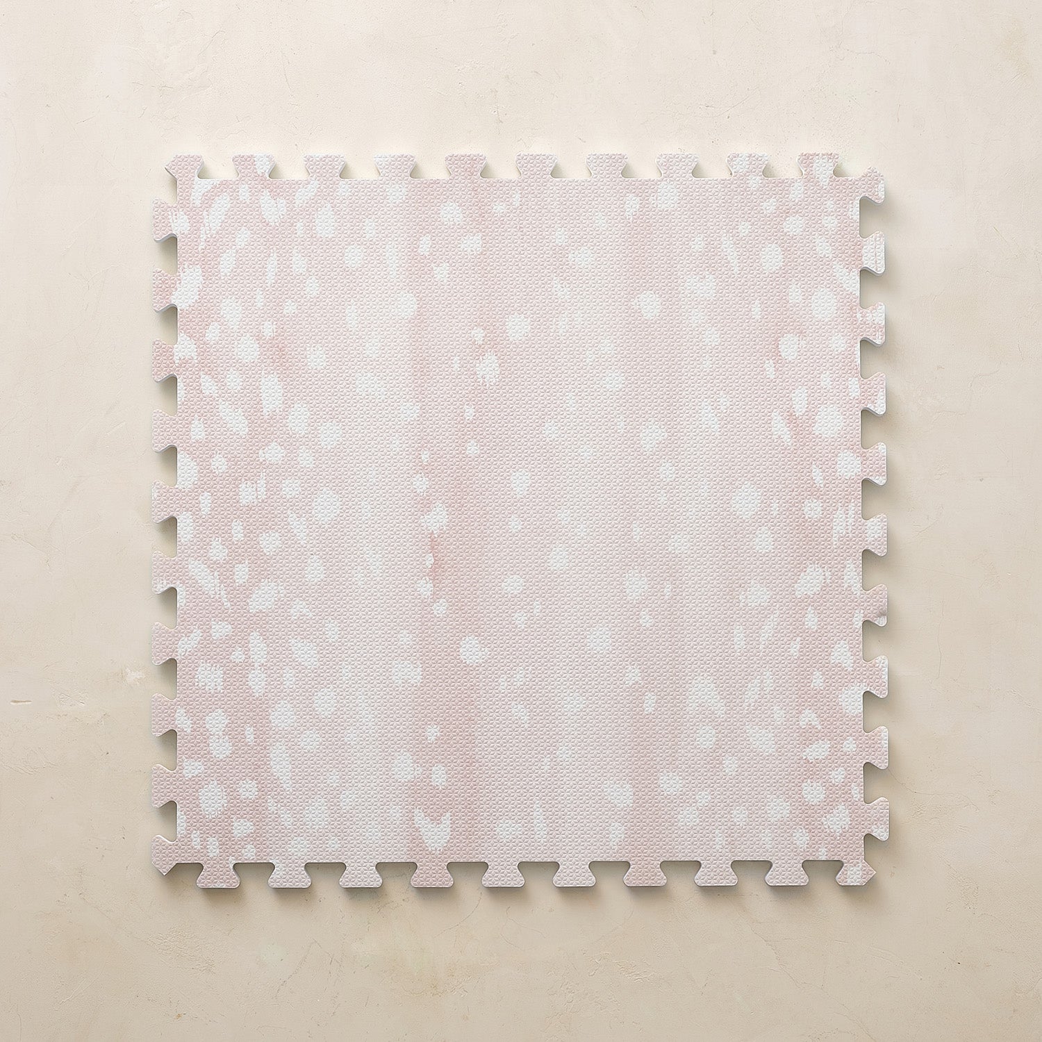 Pink and White Baby Play Mat - Fawn in Magnolia | House of Noa