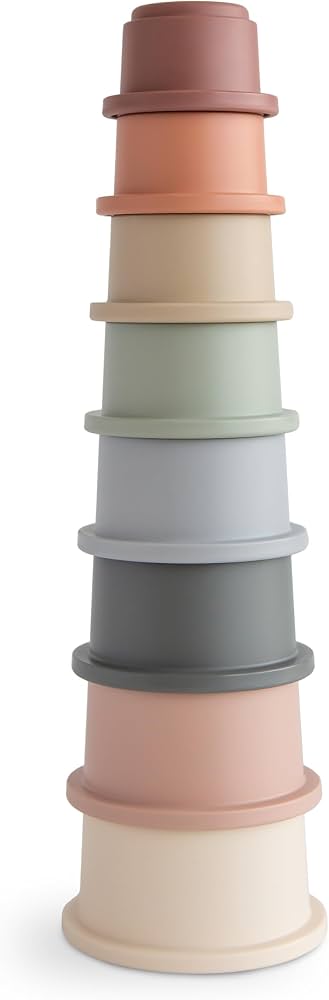 mushie Stacking Cups Toy | Made in Denmark