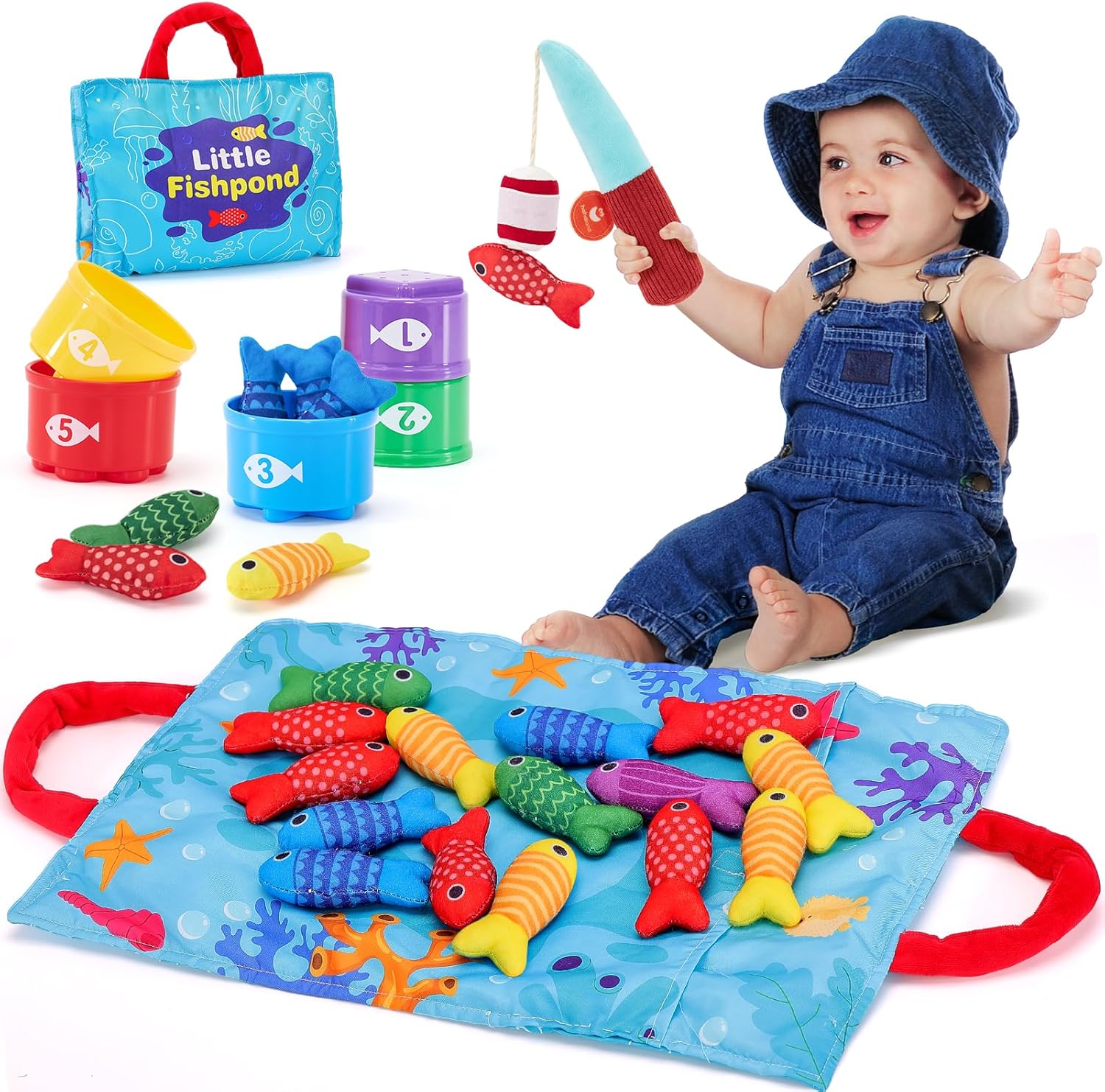 hahaland Montessori Fishing Game Toy
