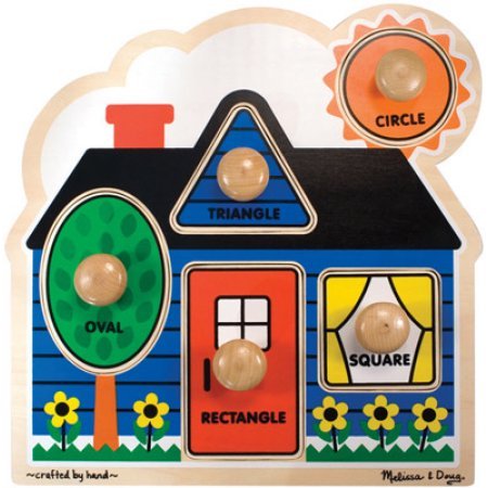 Melissa & Doug First Shapes Jumbo Knob