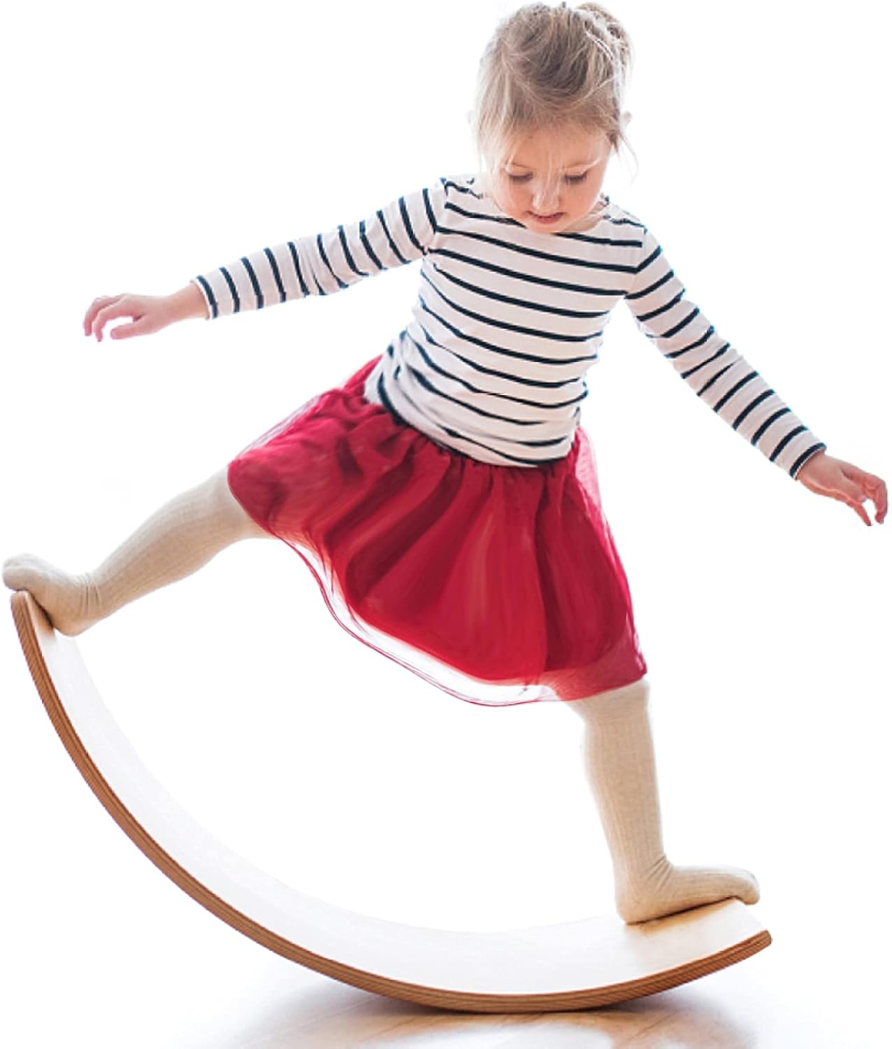 Gentle Monster 35" Wooden Wobble Balance Board