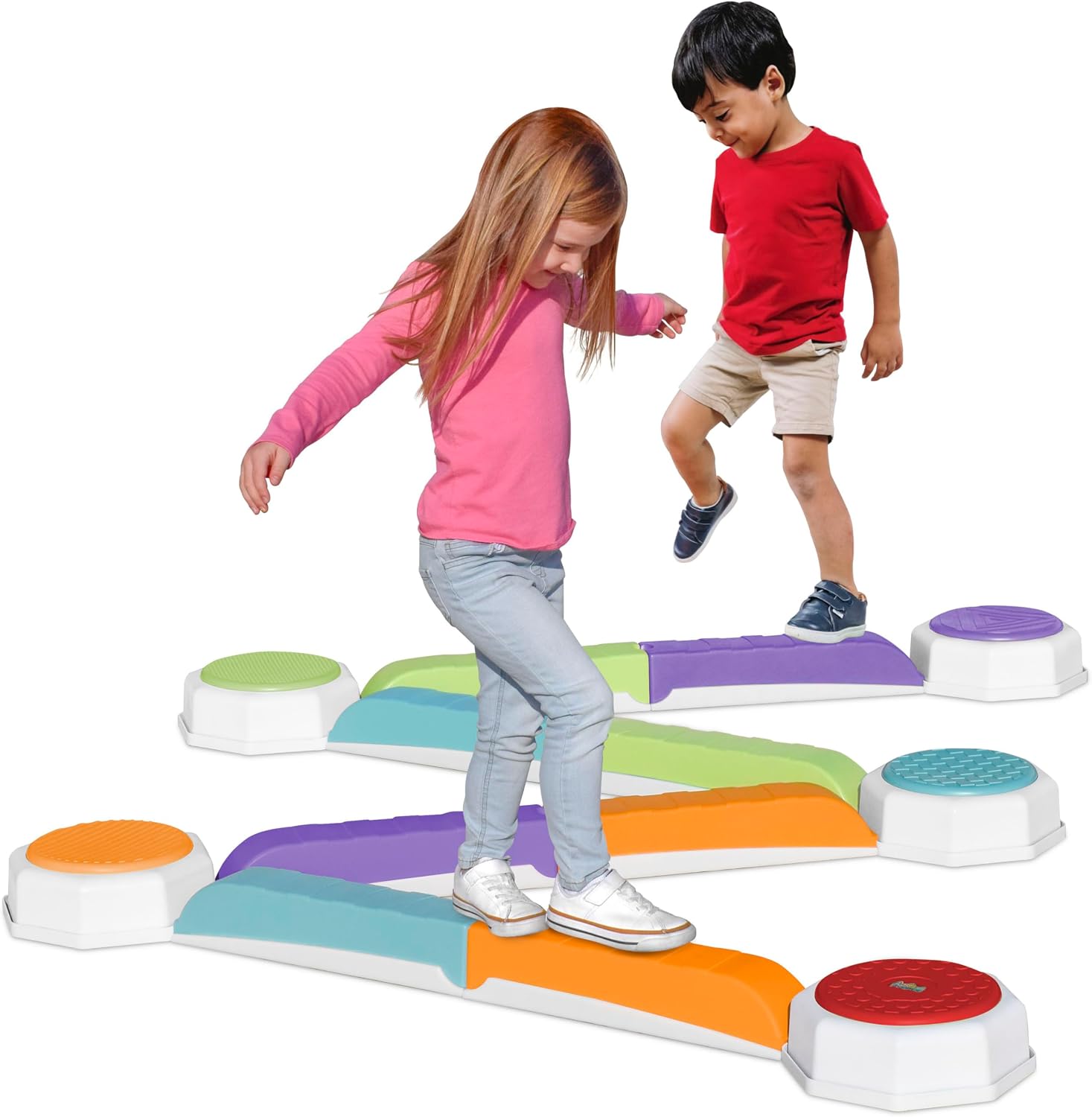 Acorn Avenue Balance Beam & Stepping Stones 13 Pc