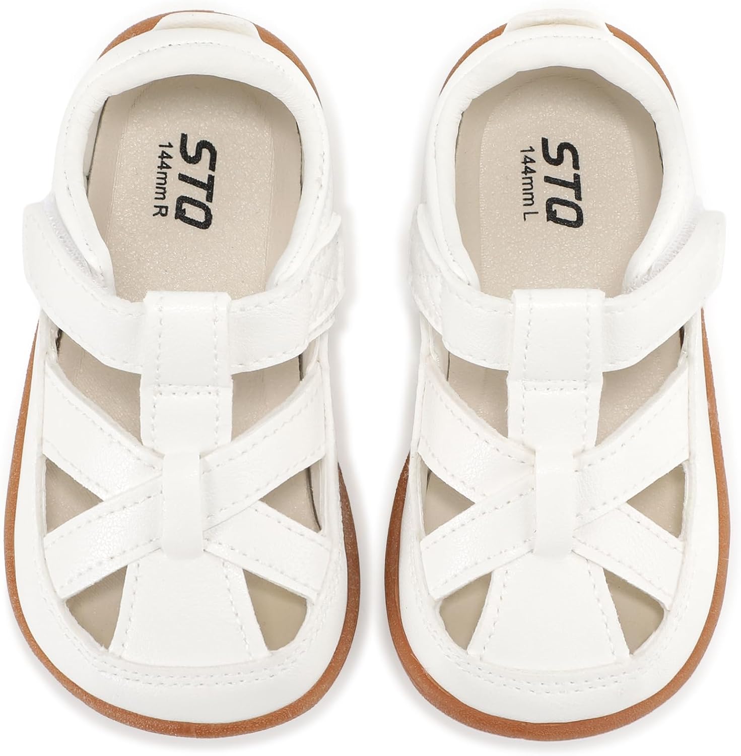 STQ Toddler Mary Jane Sandals Wide Toe Box