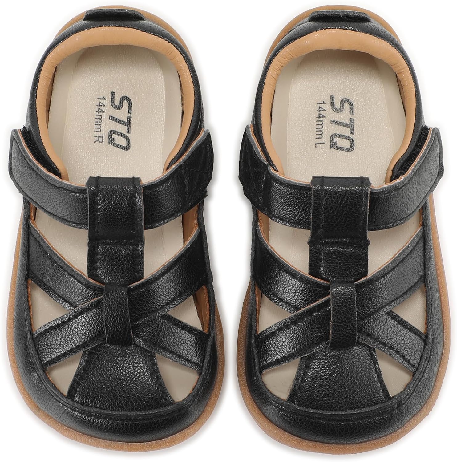 STQ Toddler Mary Jane Sandals Wide Toe Box