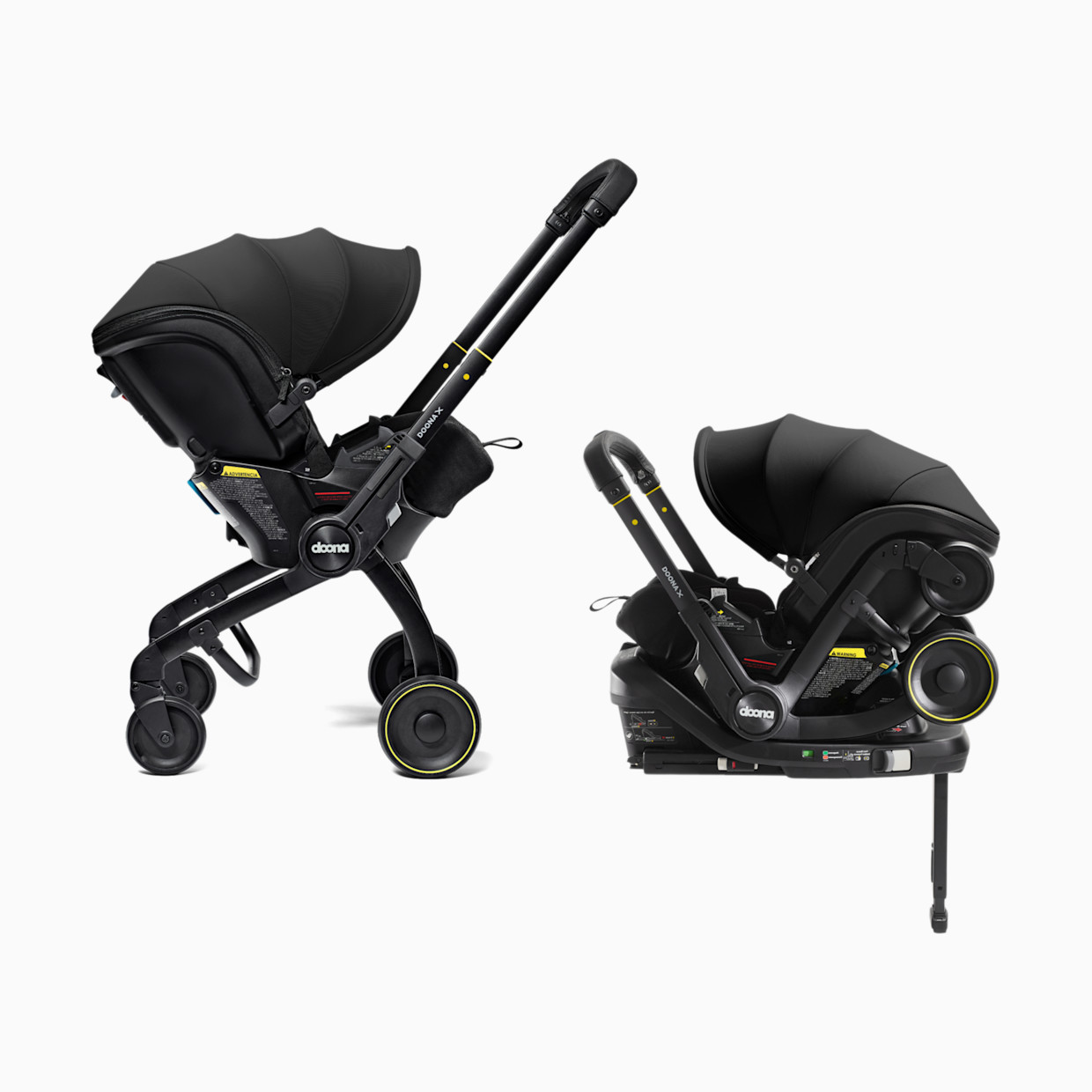 Doona Doona X Infant Car Seat & Stroller - Nitro Black | Babylist Shop